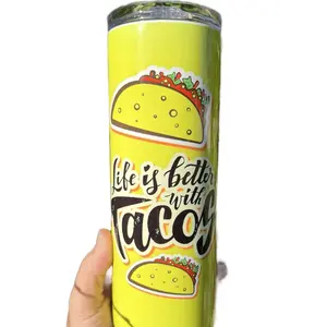Taco Life Tumbler - Perfect for Your Next Drink - Drinkware, Bottle