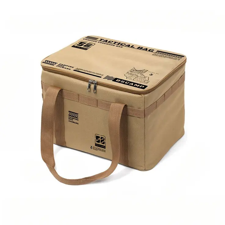 Car Trunk Storage Bag 30L/42L Large Capacity Camping Gear Organizer Portable Waterproof Outdoor Cooking Utensil Storage Tote for Road Trip Picnic SUV Truck Cargo Storage