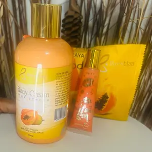 3 PCS Byenblan SET-Papaya Body Cream, Papaya Soap, & Kiss My Lips