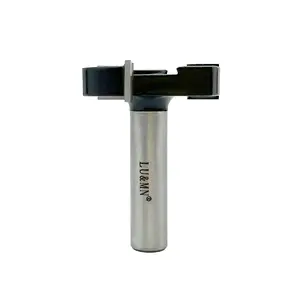 Carbide Router Bits, 1/2 inch Shank 2 inch Cutting Diameter, Slab Flattening Router Bit Planing Bit Wood Milling Cutter Planer Woodworking Tool by LU&MN