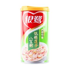 YINLU Low Sugar Lotus Seed Eight Treasure Congee - Instant Ready-to-Eat Breakfast Meal Replacement Porridge 360g