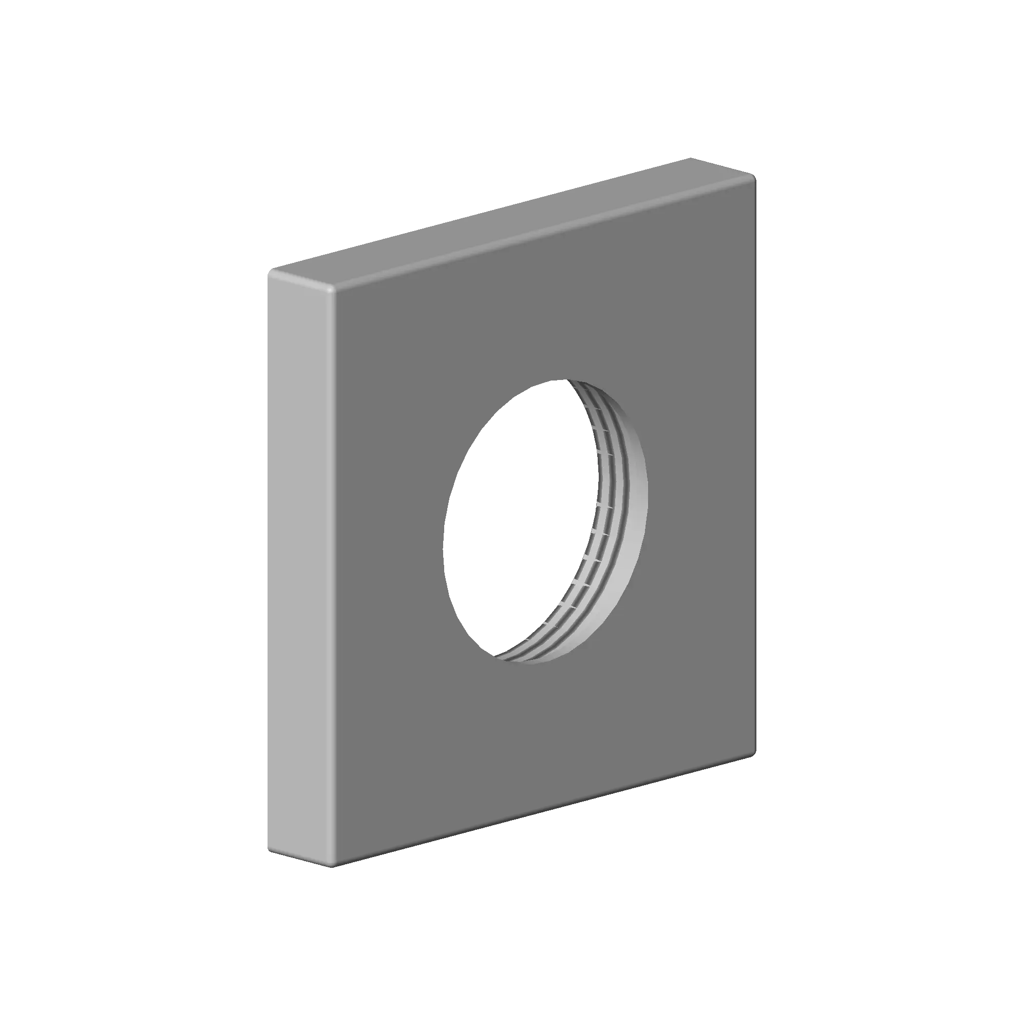 Dornbracht 092768003 Escutcheon M33 X 1.5 60 X 60 X 9 MM