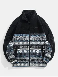 Men's Fleece Lined Winter Jacket Warm Daily Wear Outerwear Thermal Lined Jacket 2026 Breathable Soft Cozy Lightweight Trendy Home Outdoor Streetwear Hip Hop