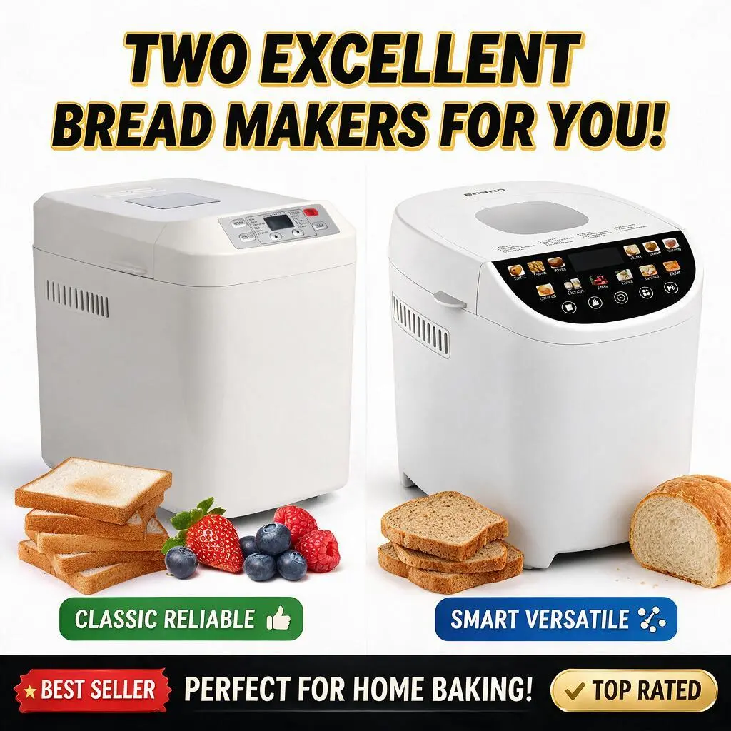 Smart Bread Machine 2LB 12-IN-1 Gluten-Free Nonstick Pan 2 Loaf Sizes Keep Warm White Automatic Bread Maker for Home Cooking Kitchen Household Appliances Electric Bread Cookers,home essentials Automatic Breadmaker Bread Making Kit