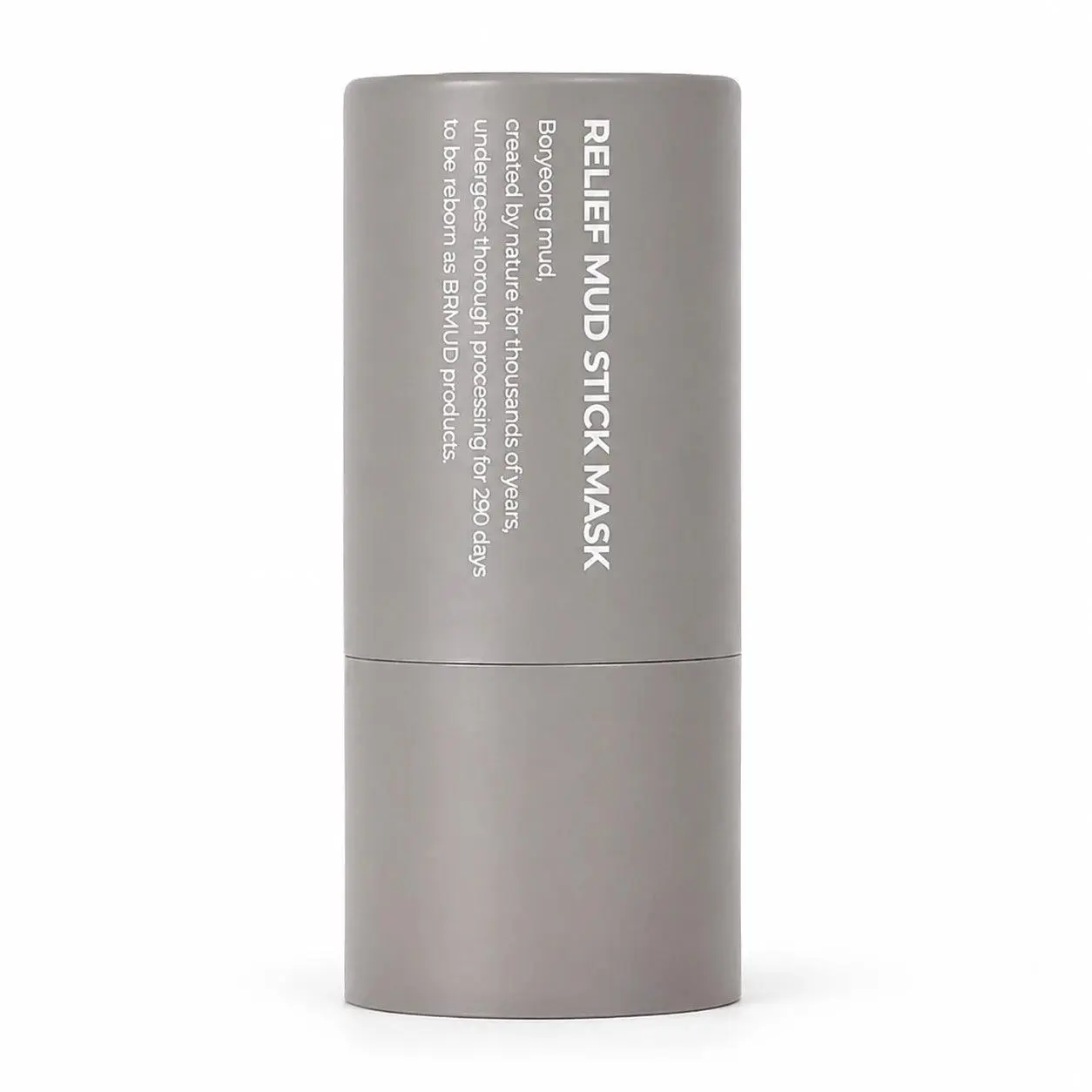 BRMUD Relief Mud Stick Mask 28g, Korean Clay Mask Stick with 10% Boryeong Mud, 13% Kaolin + Charcoal for Pores