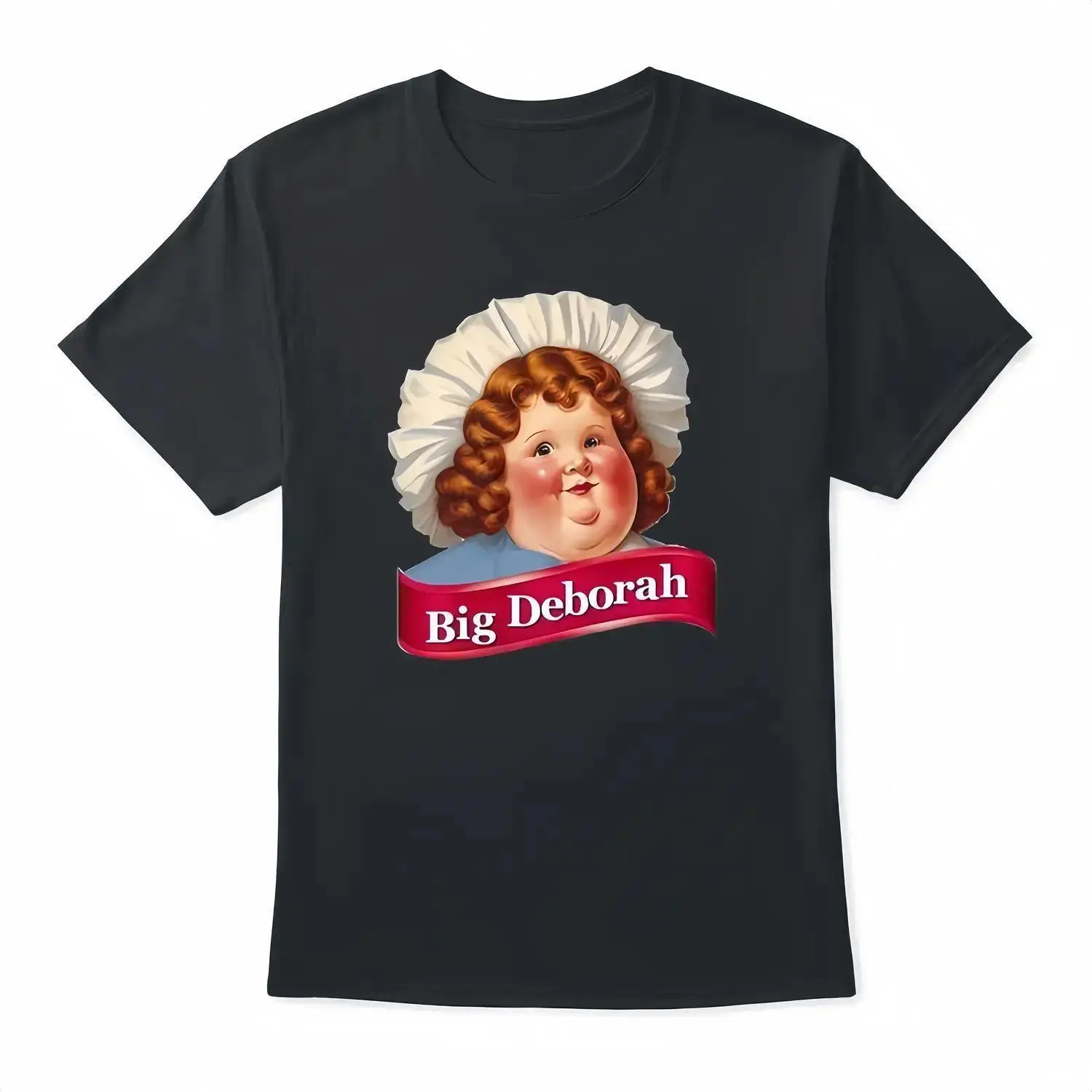 Retro Large Deborah TShirt Humorous Short Sleeve Top for Men and Women