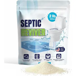 Septic   2 lb, Up to 30 Treatments - Septic  Cleaner with  Enzymes - Drainage Solutions to Digest Clogs, Odor, Sludge &