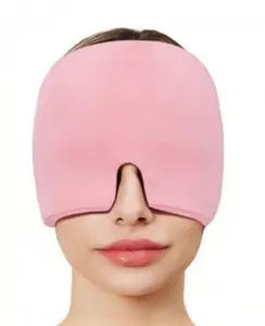 Migraine Headache Relief Cap, Gel lce Head Wrap For Tension And Stress Relief.Suitable For Home Breaks, Before Sleep, Office