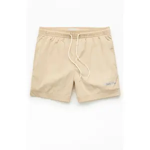 Pacsun Men's White Rose 4.5" Volley Swim Trunks