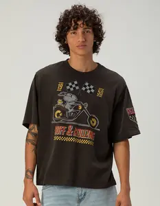 RSQ x Peanuts Racing Mens Boxy Tee