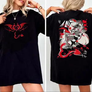 Verosika Helluva Boss Shirt, Hazbin Hotel Sweatshirt, Comic Shirt, Tv Show Hoodie, Gift For Anime Fan, Unisex Sweater Pullover Tee