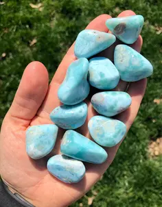 Larimar Tumbled Stone - Polished Larimar Crystal