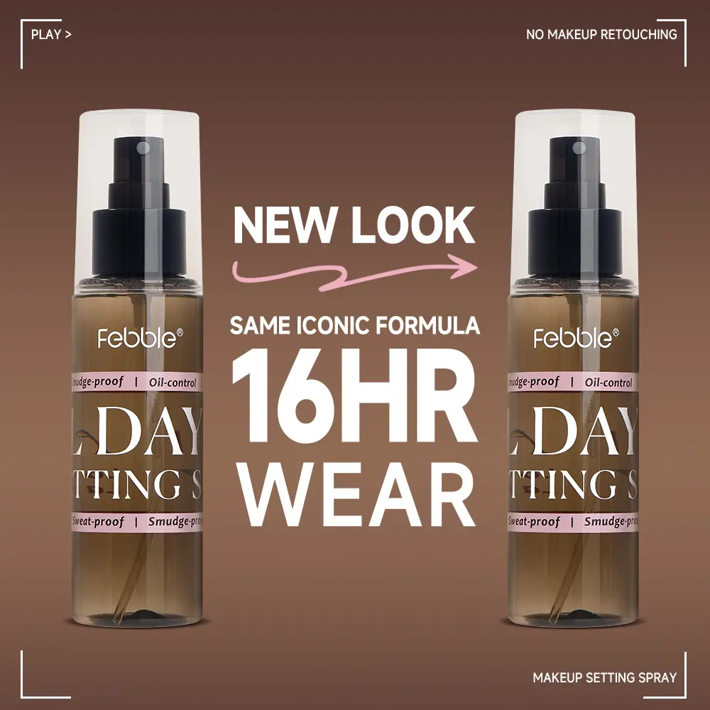 FEBBLE Makeup Setting Spray - Long Lasting, Hydrating & Lightweight Mist