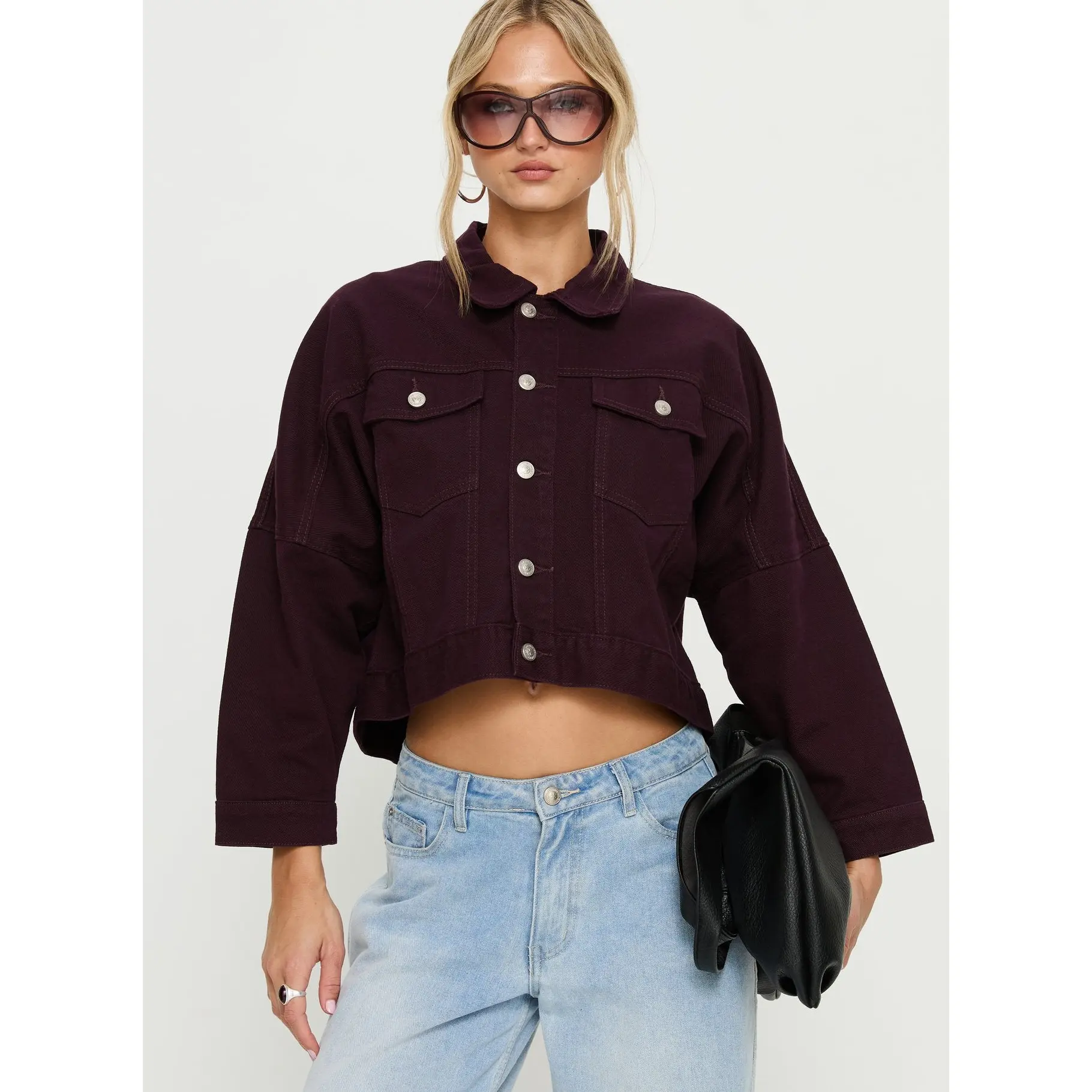 Hughes Denim Jacket Currant