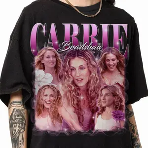 Carrie Bradshaw Bootleg Shirt, Limited Carrie Bradshaw Vintage T-Shirt, Gift For Him Or Her Unisex T-Shirt, Gift For Fan Gift for Men and Women