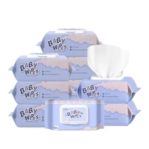 Unscented Baby Wipes, 99.9% Pure Water, Hypoallergenic for Newborns, Thick Soft Disposable Wipes, Flip-Top Design, No Fluorescents, Essential Nursery Item