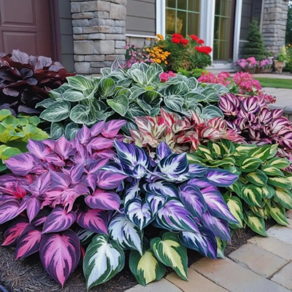 Mixed Color Hosta Flower Seeds (285+ Count) - Eco-Friendly, 3-9 Zones Perennials, Partial Shade & Cold Tolerant, Deer/Rabbit Resist, Low-Maintenance Colorful Flowers for Outdoor Ground Cover/Pots, Garden Supplies