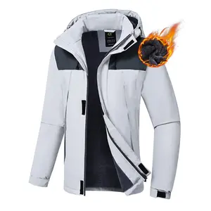 Women's Winter Coats Hooded Ski Jacket Warm Fleece Waterproof Snowboard Jacket Windproof Windbreaker