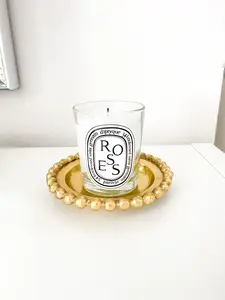 Gold Beaded Coaster