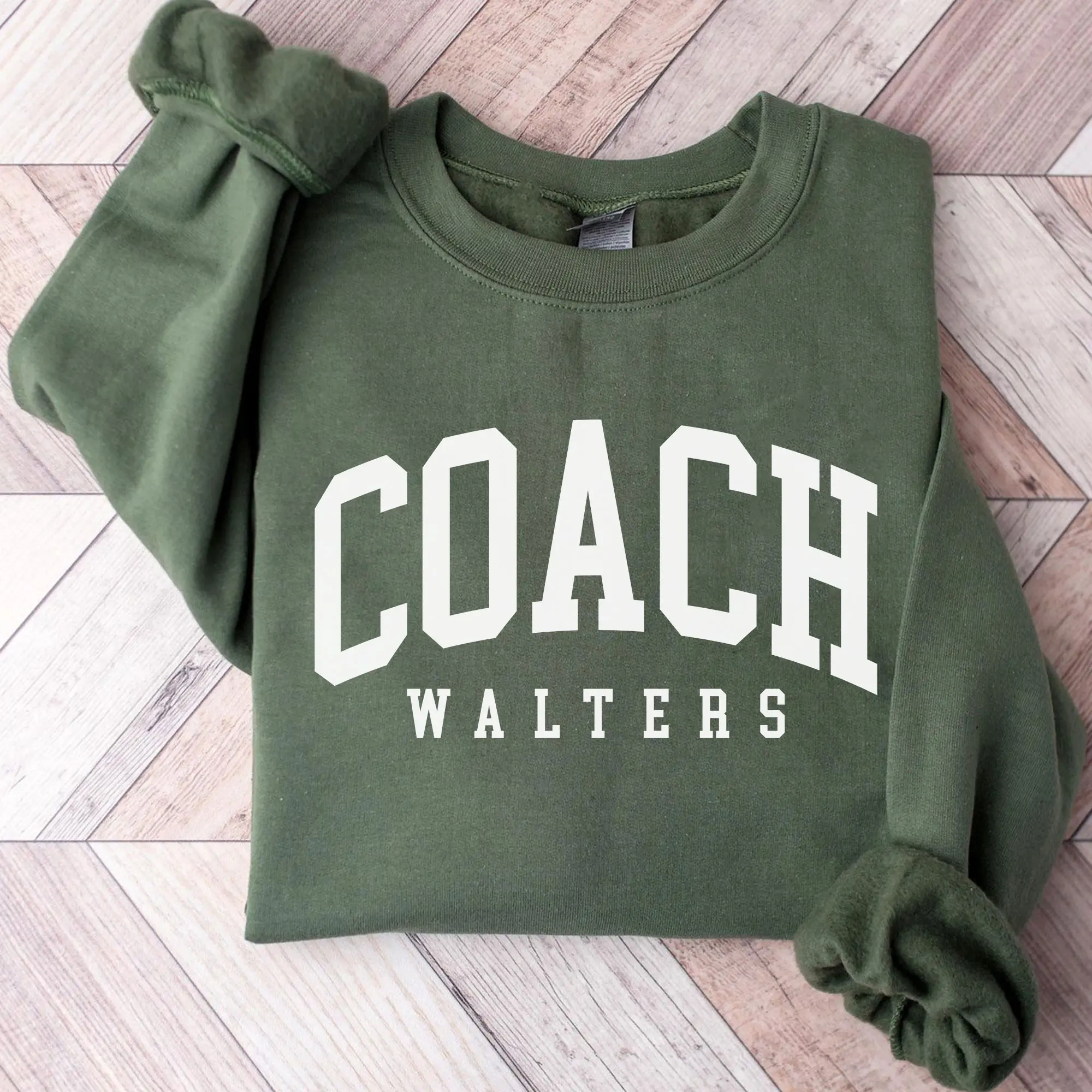 Custom Coach Sweatshirt, Personalized Coach Shirt With Name, Game Day Shirt For Coach, Cheer Coach Shirt, Retro Coach Gift