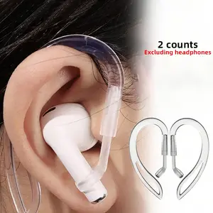 2pcs Airpods Ear Hooks Wireless Earphones Anti-Drop Anti-Lost Hanging Buckle Headphone Hook 6mm Ear Hook
