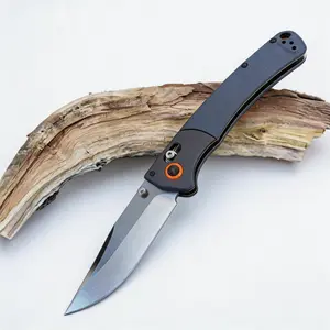15080 Outdoor Folding Knife, Pure Aluminum Handle High Hardness Steel Blade, Portable EDC Tool Camping Fishing Driving Men Gift
