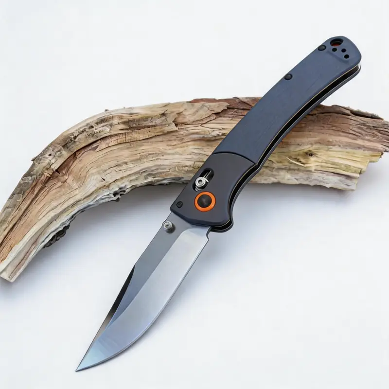 15080 Outdoor Folding Knife - Pure Aluminum Handle, High Hardness Steel Blade, Camping Portable Knives, Outdoor Survival EDC Tool for Men, Portable Gift for Camping Fishing Driving