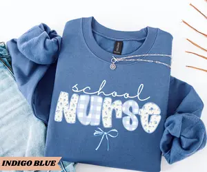 School Nurse  Short Sleeve T-SHIRT / Sweatshirt  ,  School Nurses Gift Rn Nurse Gifts School Nurse Back To School Shirt Nurses Week, Nursing Student Shirt Nurse