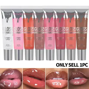 Moisture-Rich, Hydrating Lip Gloss, Moisturizing, Lustrous Mirror Shine, Pearlescent Nude Tones, Nourishing Lip Oil, Perfect for Valentine's Day Gifting