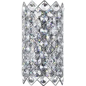 CWI Lighting Chique 4 Light 7 inch Chrome Wall Light 5021W7B(C)