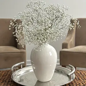 New """""""""""""""""""""""""""""""Elegant 10"""""""""""""""""""""""""""""""" Modern White Ceramic Vase - Cylinder Chic Decor for Contemporary Homes Perfect for Seasonal Reeds & Festive Centerpieces""""""""""""""""""""""""""""""" Ornaments