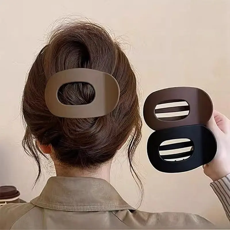 Women's Claw Strong Clips Large Butterfly Hair Clips Matte Lay-Flat Flat Hair Claw Clips For Women Flat Clips For Thin Hair Scrunchies Women's Hair Clips Hair Clips For Thick Hair Extra Hold Gifts For Women