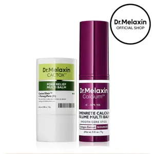 Cactox & Collagen Multi Pore Firming Duo with Cactus Cooling & Eye Care Stick for Visible Pore Refining and Skin Repair