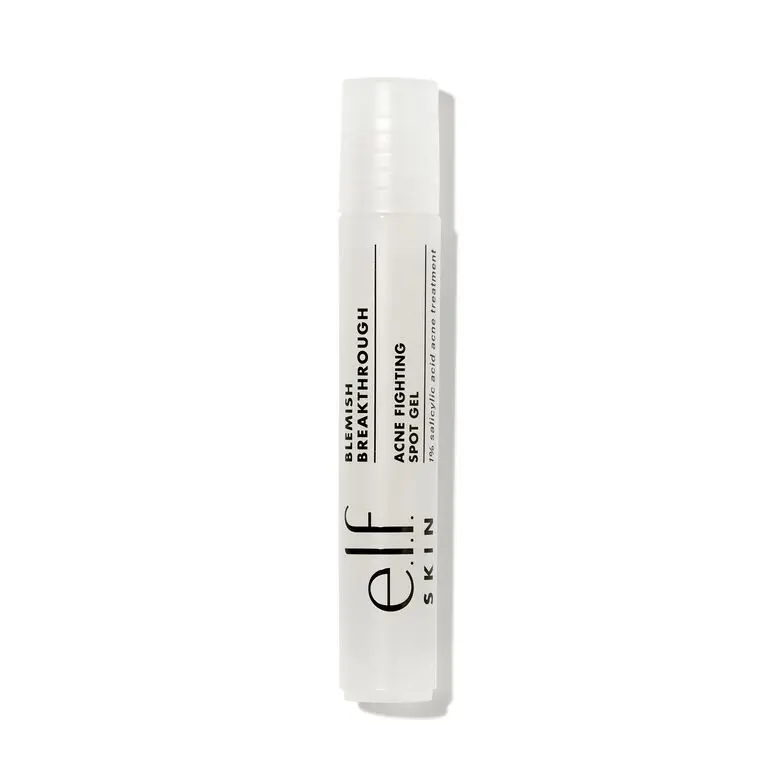 e.l.f. Acne Fighting Spot Gel Roll-On w/ 1% Salicylic Acid,Treat & Prevent Blemishes Blackheads, Derm-Tested, Fragrance-Free $5 e.l.f. Acne Fighting Spot Gel Roll-On w/ 1% Salicylic Acid,Treat & Prevent Blemishes Blackheads, Derm-Tested, Fragrance-Free $5