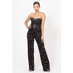 Colorful Touch Pattern Pants