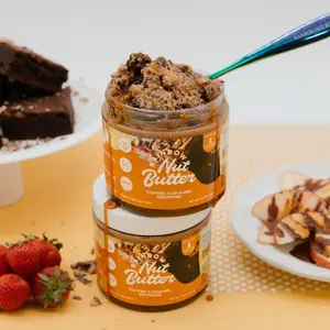 Toffee BROWNIE Caramel Peanut Butter Sweet Dip Flavor Ground Chuck Toffee Pieces