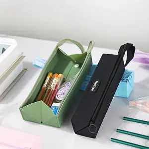 Simple Silicone Portable Pencil Case Special High-end Pencil Case Student Large-capacity Stationery Box Storage Stationery