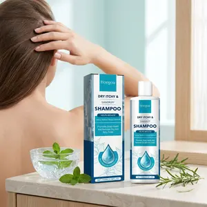 2 Bottles Scalp Care Shampoo, Deep Cleansing, Refreshing Anti-Dandruff, Itch Relief, Hair Strengthening, Soft & Silky Texture