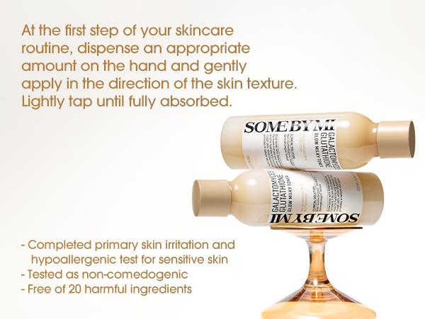 [SOME BY MI] Galactomyces Glutathione Glow Milky Toner 6.76oz, 200ml - Hydrating Korean Milky and Rice Toner with Glutathione  - Korean Skin Care