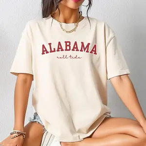 Roll Tide Tee, Alabama College Game Day Apparel, College Football Shirt, Bama Fan Gift