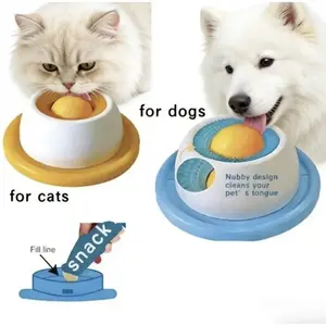 Pet Licking Mat for Wet Food/Yogurt - Slow Feed Bowl & Dental Cleaner for Cats/Dogs | Non-Slip Base, BPA-Free & Dishwasher Safe,Perfect for Small & Medium Pets