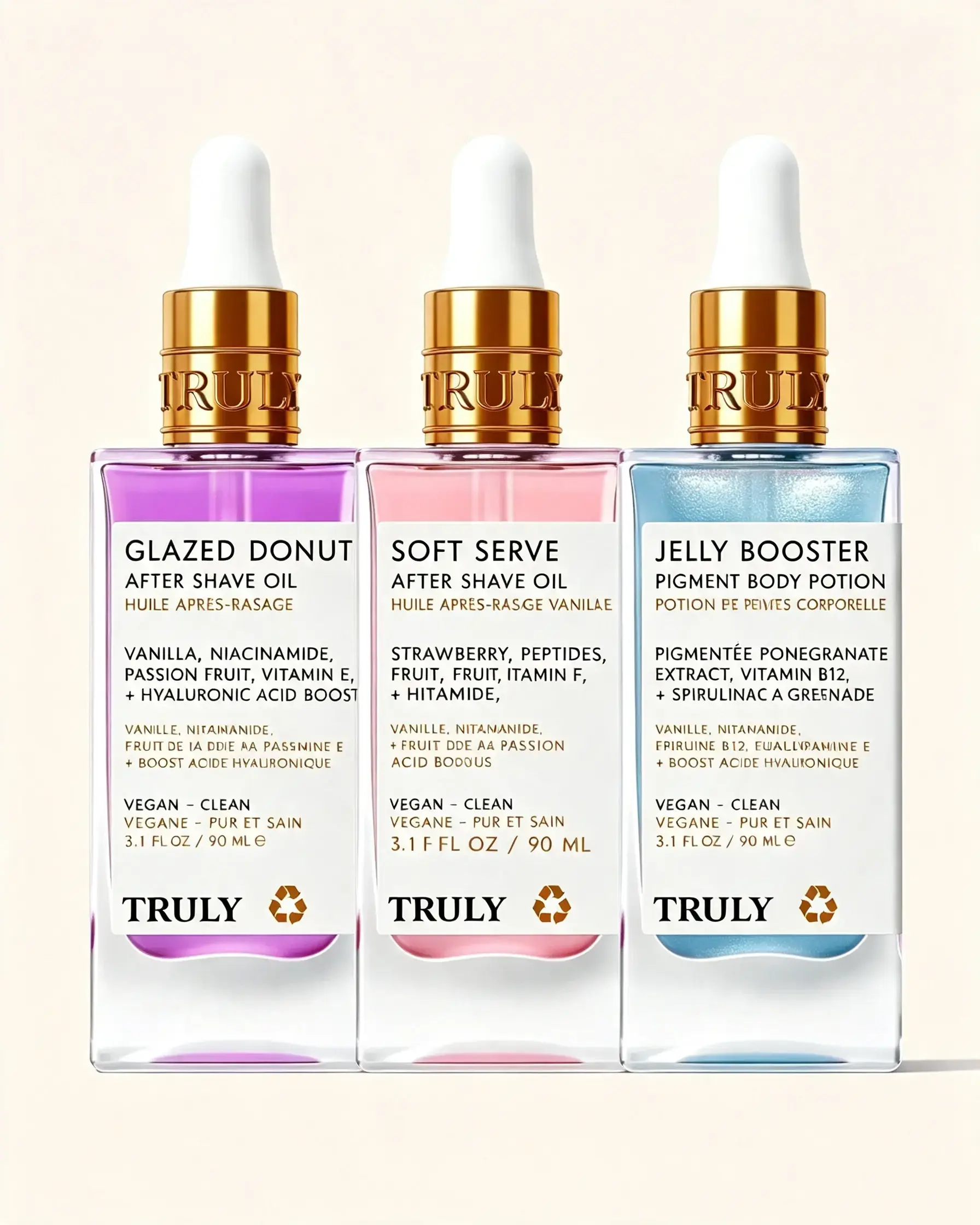 Soft Serve After Shave Oil – Soothes Razor Burn and Redness with Peptides & Hyaluronic Acid – Increases Collagen Production – Prevents Ingrowns and Brightens Uneven Skin Tone for Smoother Legs, Underarms & Pubic Area – Strawberry Vanilla Scent