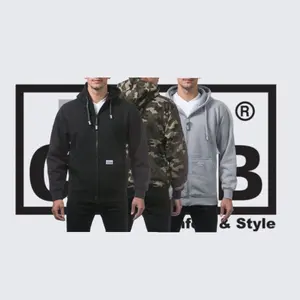 Heavyweight Full Zip Fleece Hoodie Comfortable Stylish for Everyday Wear Full Zip Design Fleece Material Versatile Use