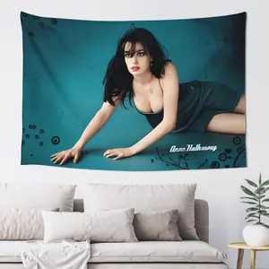 Tapestry  INSTR Anne Hathaway Tapestry  Wall Hanging Gift Decoration Tapestry 60x40 Inch (Horizontal Style)