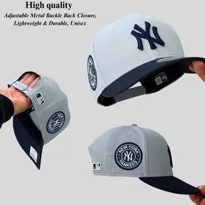 New Era NY Yankees MLB Hat 59FIFTY & 9FORTY Adjustable Cap, Street Style Snapback Baseball Hat, Gorras Para Hombres