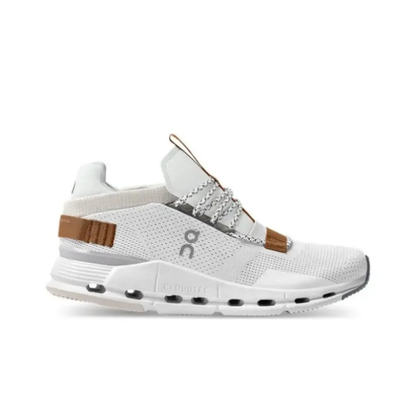 Running Cloudnova White Pearl Brown Women's