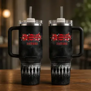 Arirang World Tour Custom Tumbler 40 oz 30 oz Tumbler With Handle
