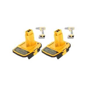 Lithium Battery Converter, Battery Adapter, Cordless Tool Accessories for Dewalt 18V 20V Lithium Battery & Milwaukee 18V Lithium Battery