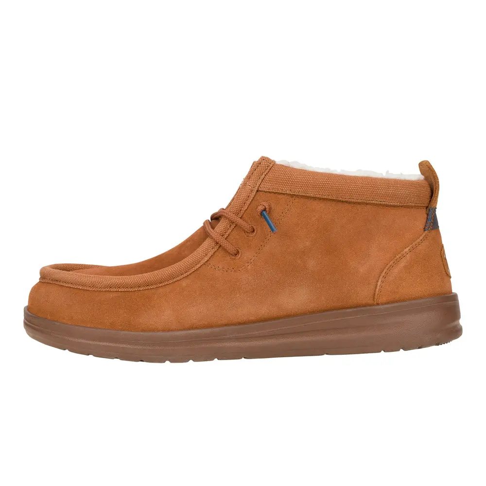 HEYDUDE Wally Mid Gripr Warmth - Comfortable Slip on Shoes Brown Insole HEYDUDE Wally Mid Gripr Warmth - Comfortable Slip on Shoes Brown Insole