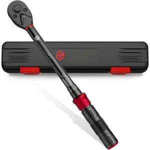 3/8-Inch Drive Click Torque Wrench - 5-45 Ft-Lb/6.8-61Nm, Dual-Direction Adjustable 72  Click Torque Wrench for ,  and  Repair